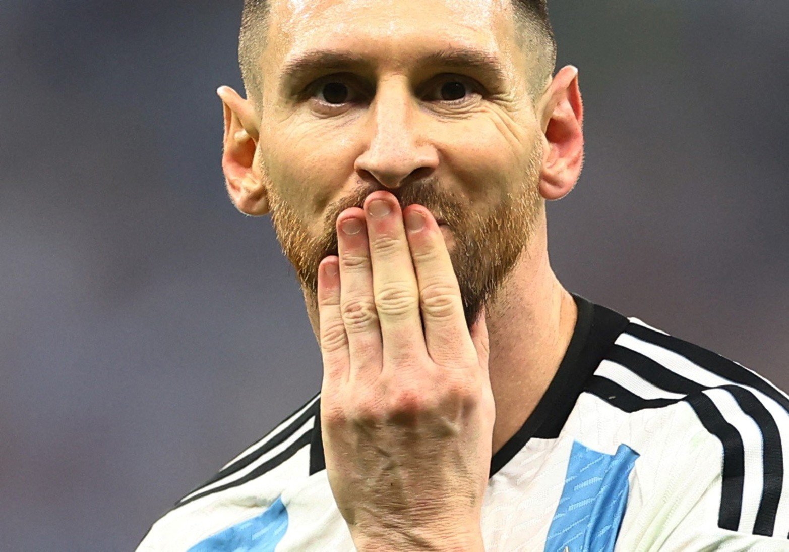 Los mejores encuadres de Lionel Messi, que dejó la final de la Copa del Mundo entre Argentina y Francia.