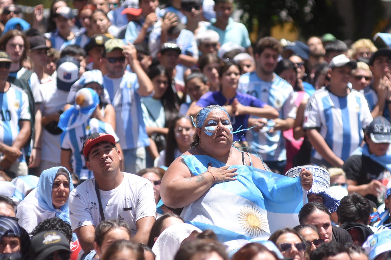 Así lo vive la ciudad de Santa Fe a la final de la Copa del Mundo de Fútbol. En Fábrica El Molino.