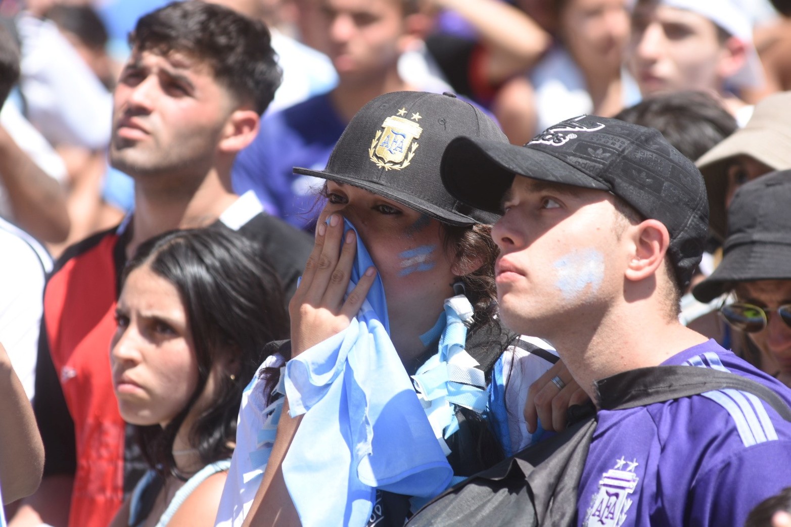 Los festejos en Santa Fe. Argentina campeón mundial luego de 36 años. Foto Pablo Aguirre