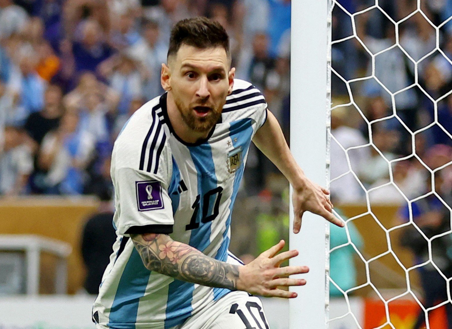 Los mejores encuadres de Lionel Messi, que dejó la final de la Copa del Mundo entre Argentina y Francia.