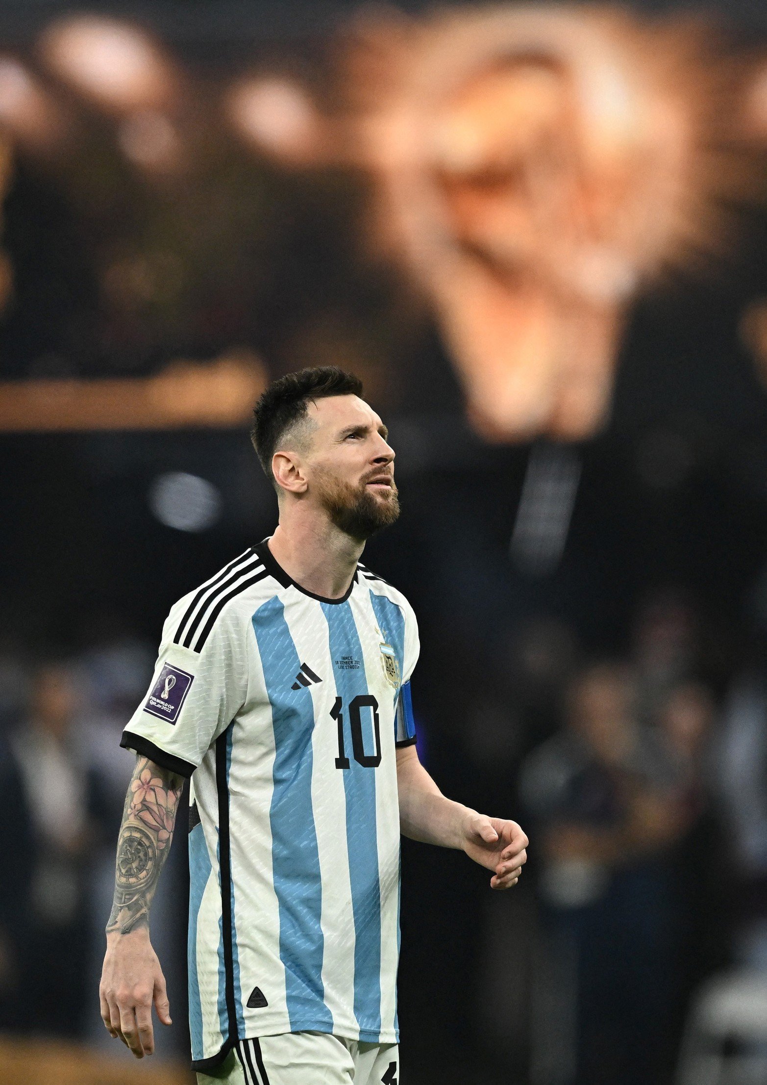 Los mejores encuadres de Lionel Messi, que dejó la final de la Copa del Mundo entre Argentina y Francia.