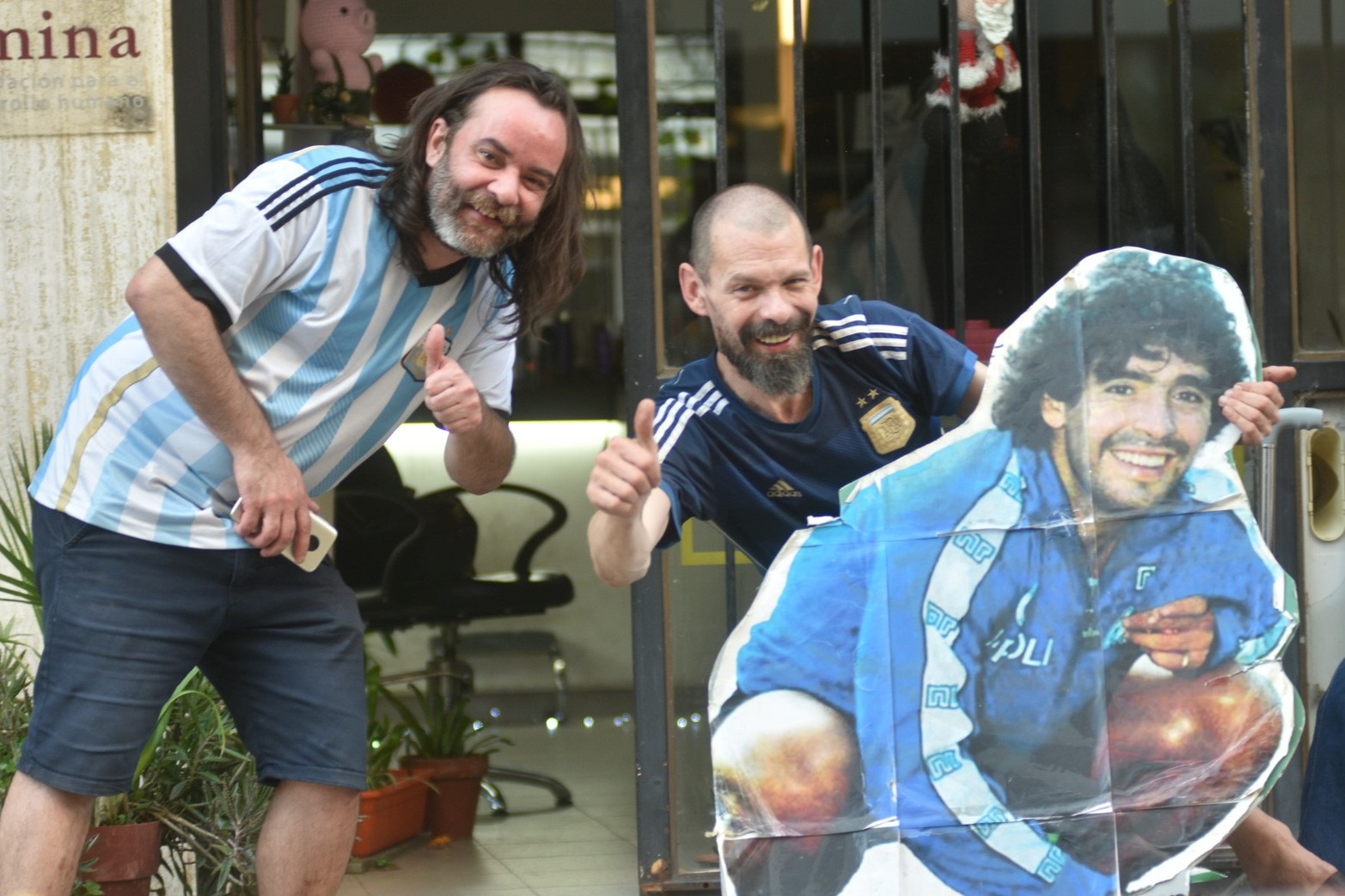 Los festejos en la costanera oeste, Argentina logró salir campeona del mundo en fútbol.