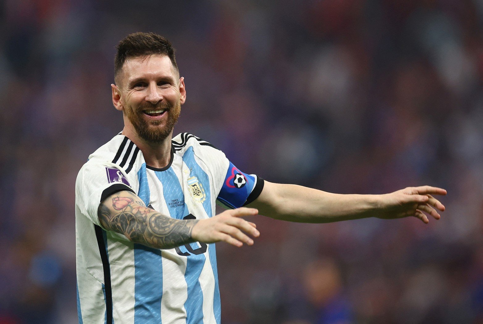 Los mejores encuadres de Lionel Messi, que dejó la final de la Copa del Mundo entre Argentina y Francia.