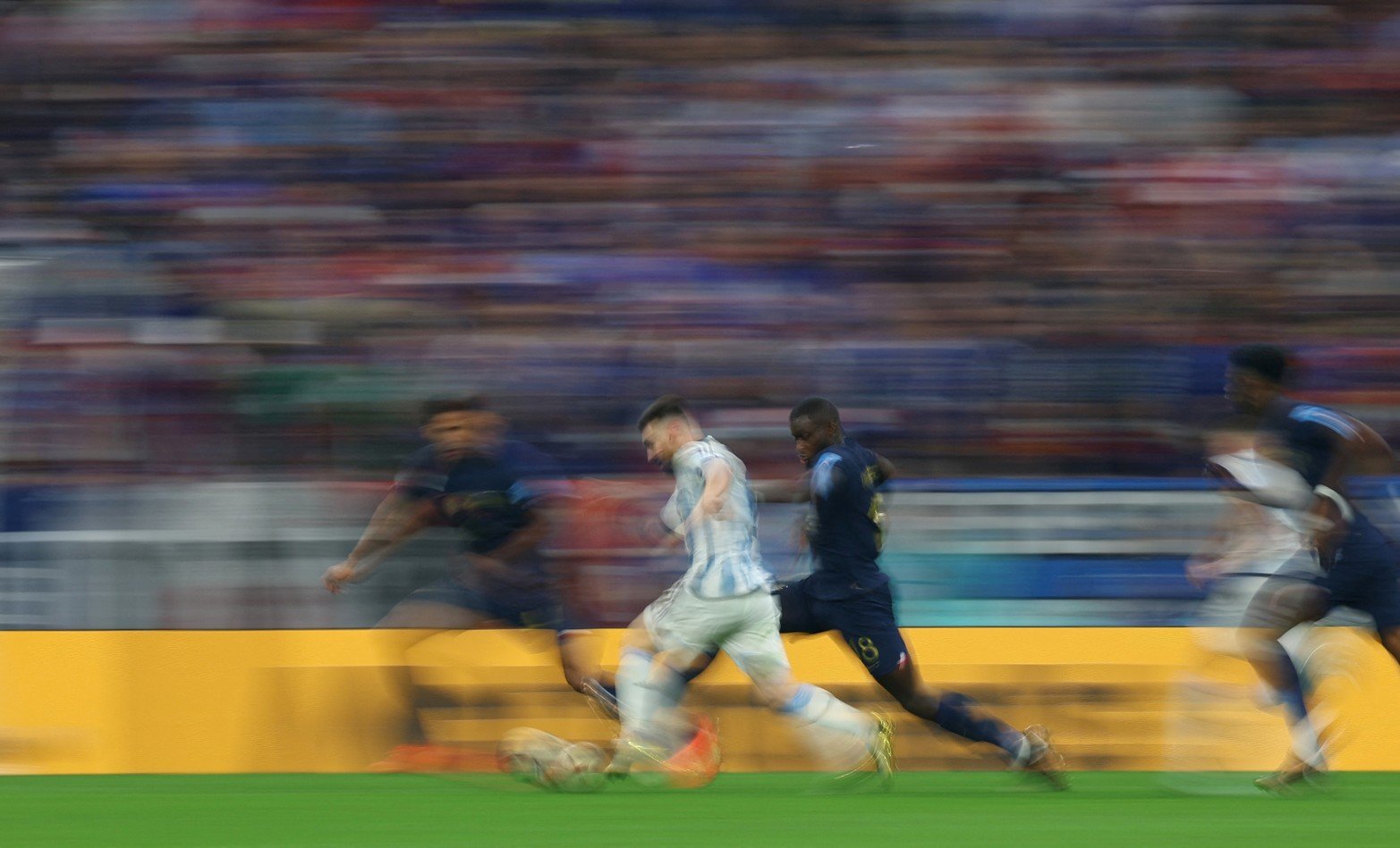 Los mejores encuadres de Lionel Messi, que dejó la final de la Copa del Mundo entre Argentina y Francia.