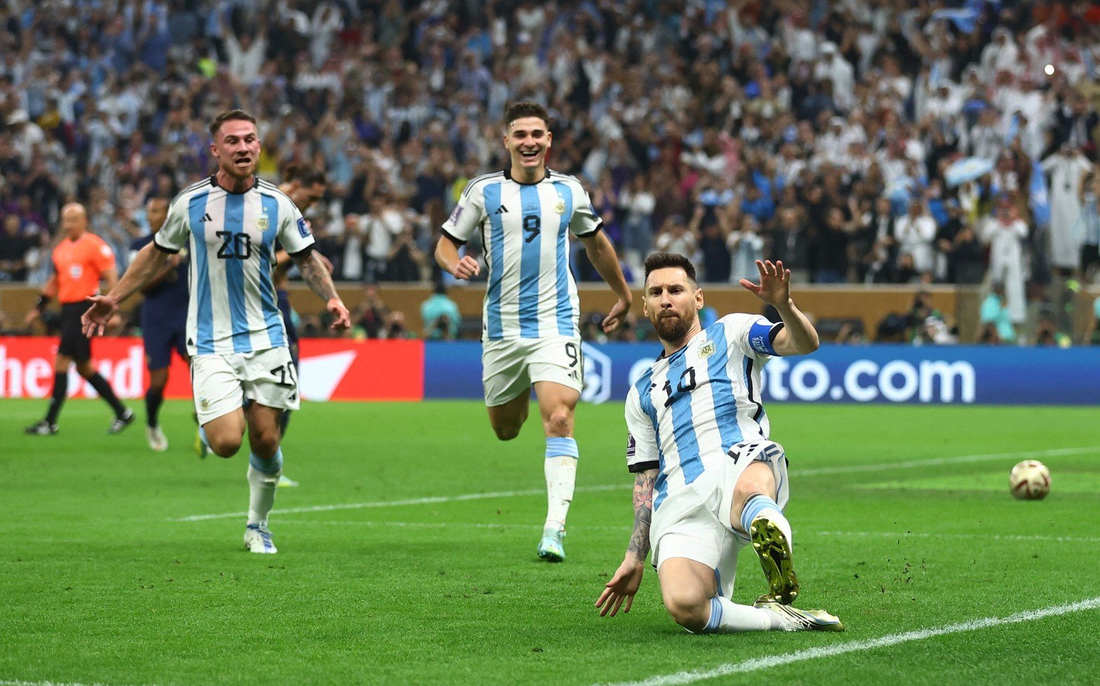 Los mejores encuadres de Lionel Messi, que dejó la final de la Copa del Mundo entre Argentina y Francia.