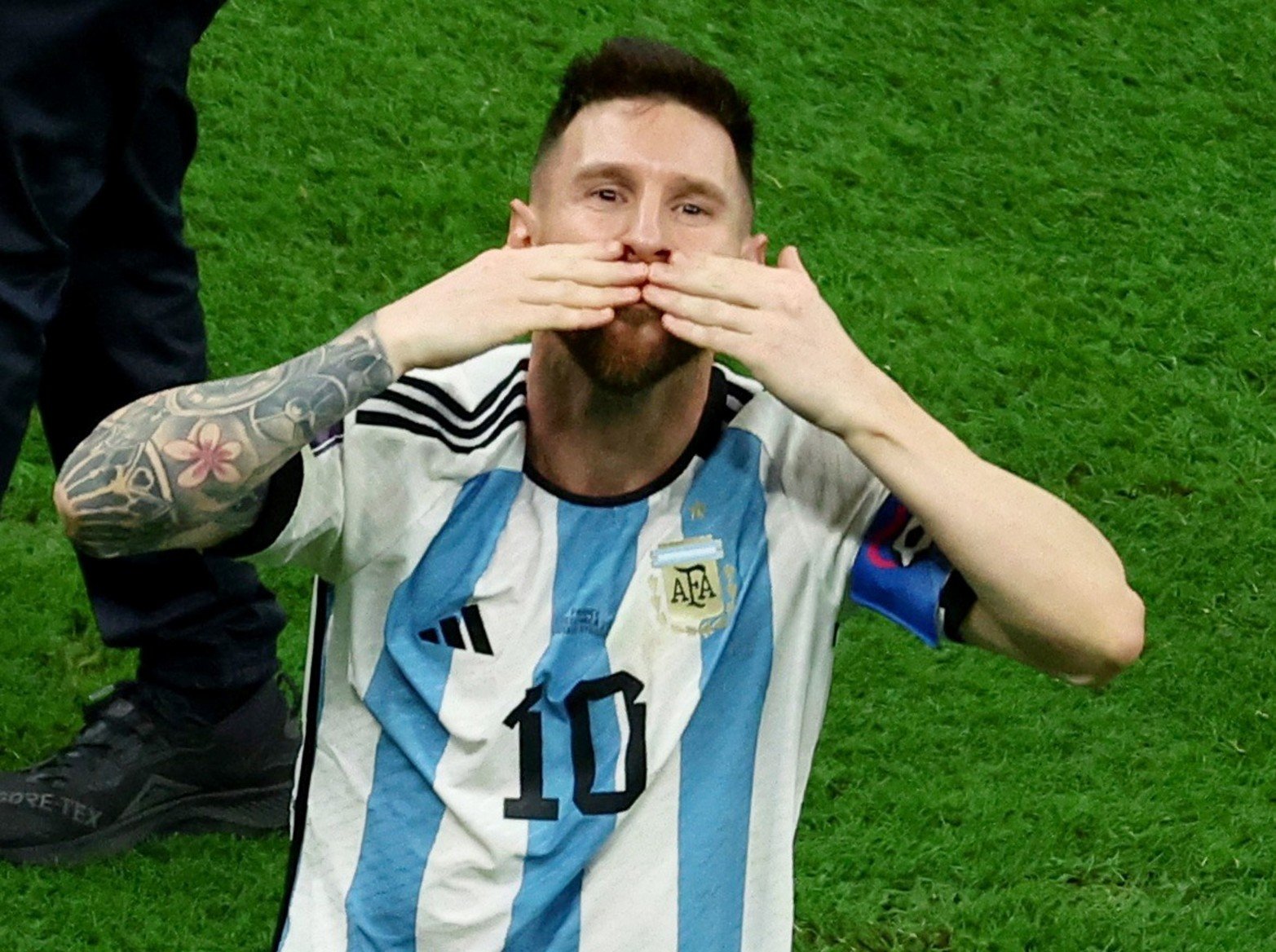 Los mejores encuadres de Lionel Messi, que dejó la final de la Copa del Mundo entre Argentina y Francia.