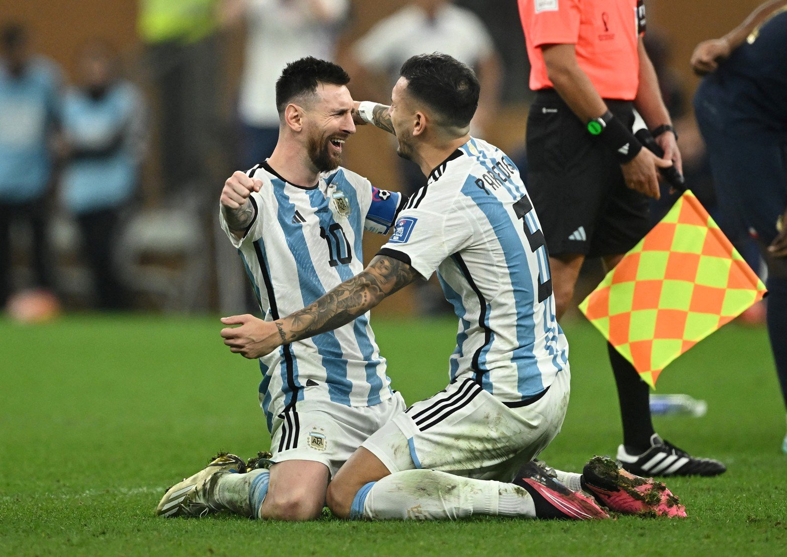 Los mejores encuadres de Lionel Messi, que dejó la final de la Copa del Mundo entre Argentina y Francia.