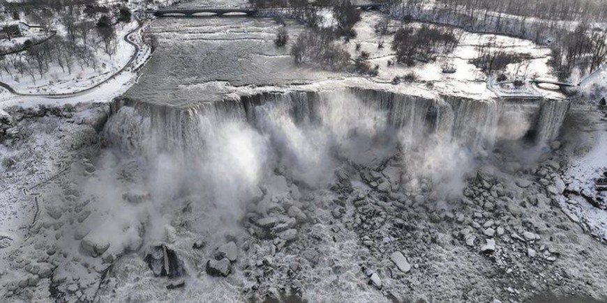 Impacto de la tormenta invernal Elliot: se congelaron las