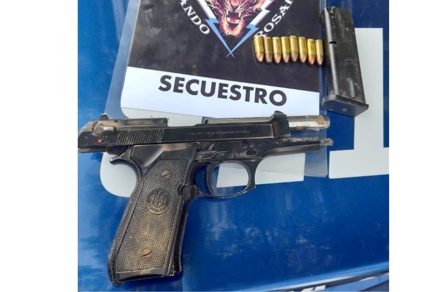 Algunas de las armas secuestradas. Crédito:  El Litoral.