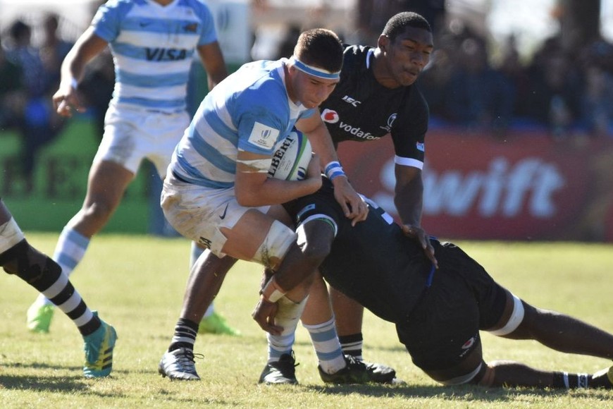 Manuel Bernstein en su cancha. El "Gitano" fue titular en todos los encuentros del Mundial 2019. En la actualidad, es uno de los jugadores de Pampas, una de las franquicias argentinas que disputará el Súper Rugby Américas (SRA). Crédito: Luis Cetraro.