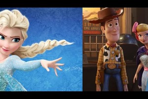 Los inoxidables protagonistas de "Frozen" Y “Toy Story”.  Foto: Disney