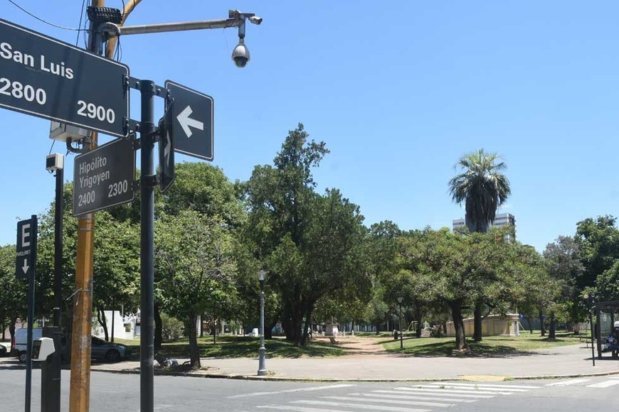 La Plaza España, un punto neurálgico en Santa Fe. Crédito: Flavio Raina