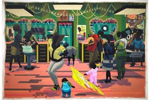 Obra de Kerry James Marshall. Foto: Gentileza organizadores