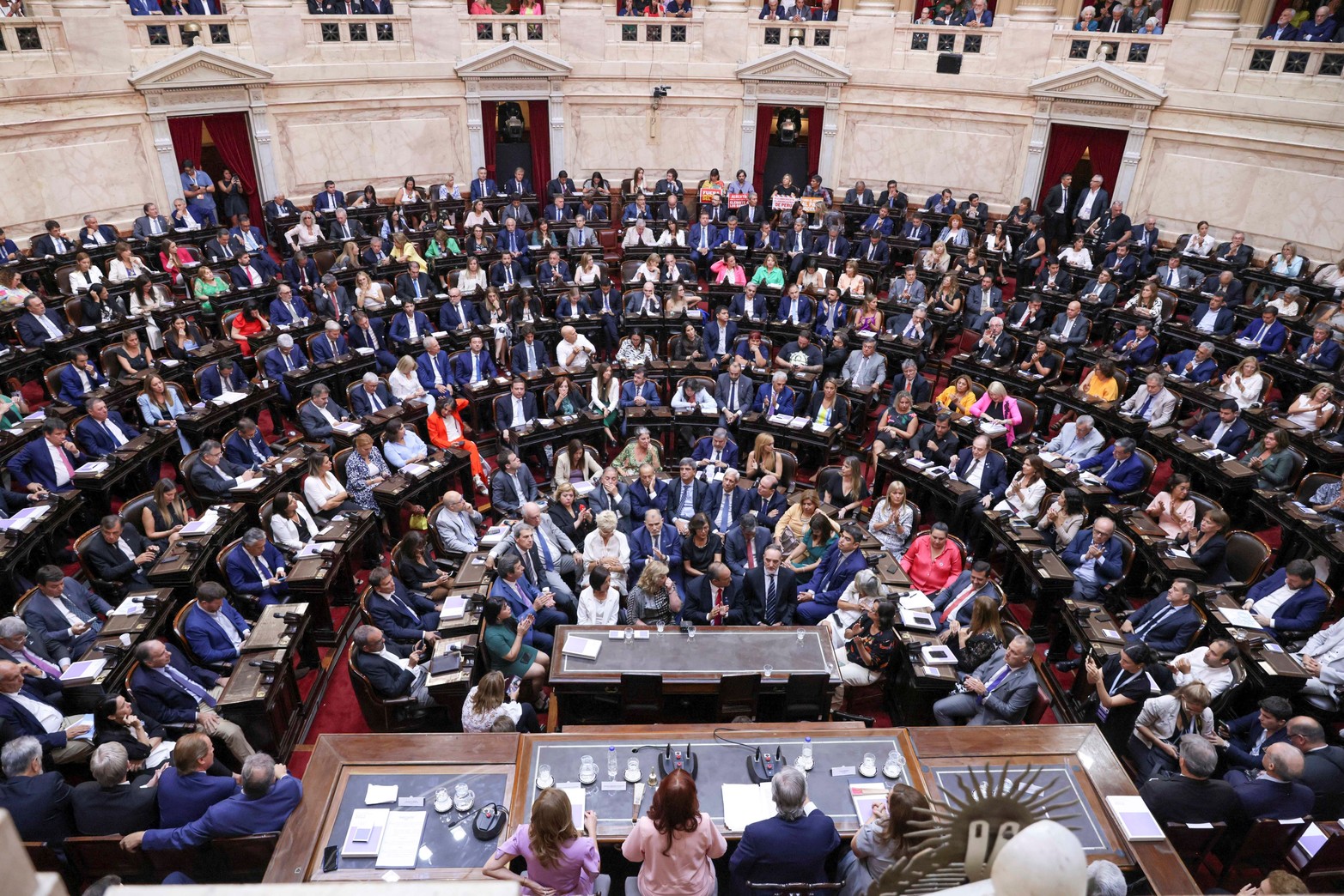 La cámara de Diputados a pleno en la Asamblea Legislativa. Crédito: NA