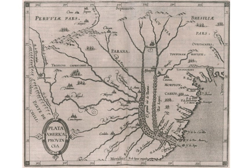 Mapa de 1597.