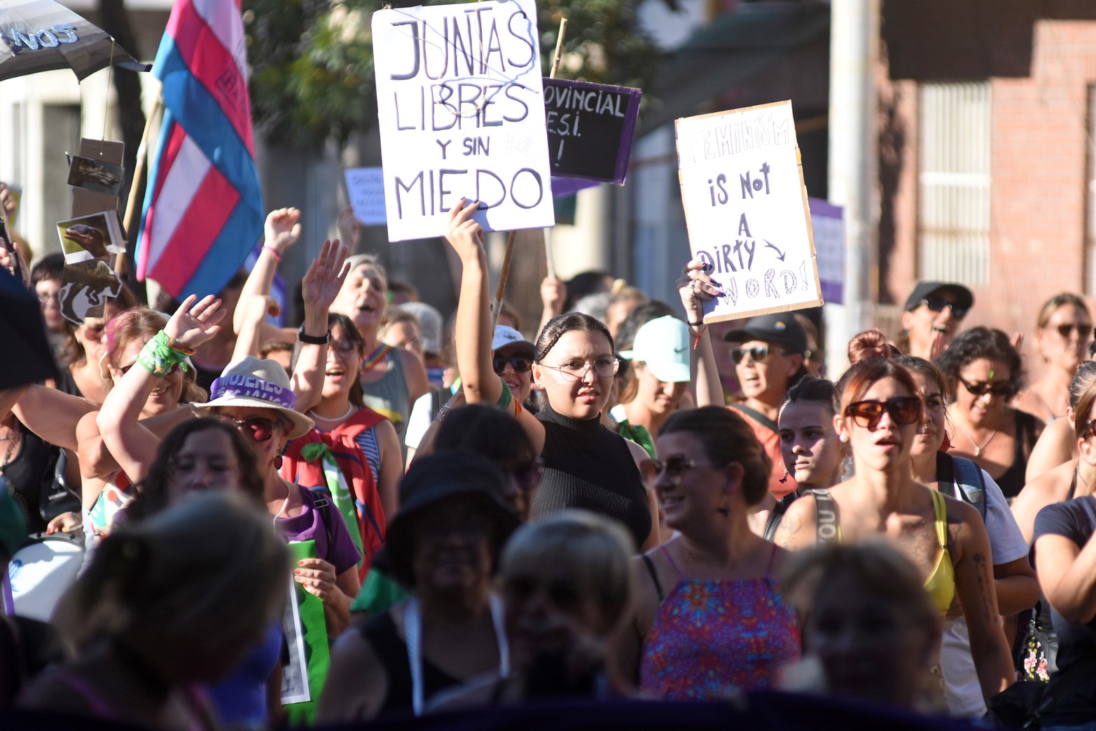  8M: con epicentro en la Plaza 25 de Mayo, las mujeres y disidencias volvieron a las calles de la ciudad para luchar por sus derechos.