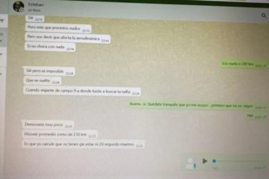 Más de los chats del narco rosarino planeando la fuga.