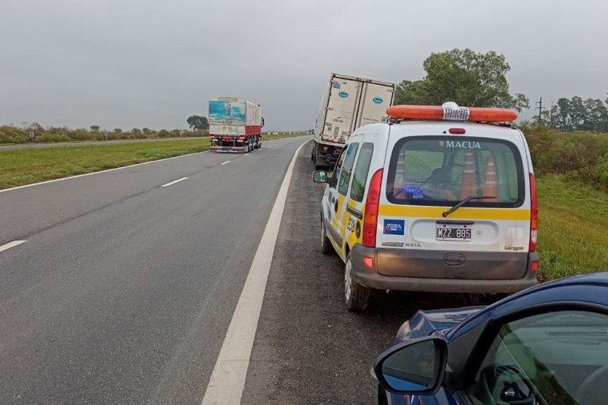 El conductor perdió el control del rodado.