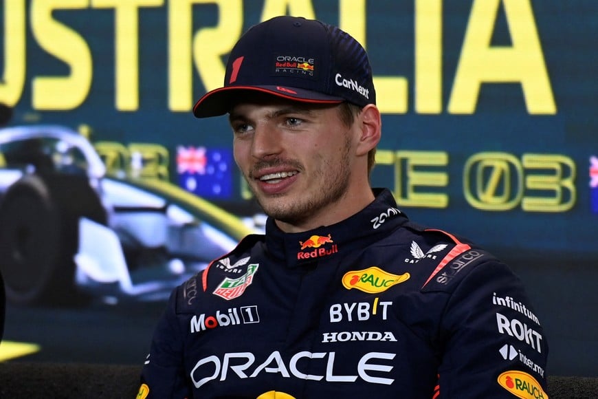 Formula One F1 - Australian Grand Prix - Melbourne Grand Prix Circuit, Melbourne, Australia - April 1, 2023
Red Bull's Max Verstappen in the press conference after qualifying in pole position REUTERS/Jaimi Joy