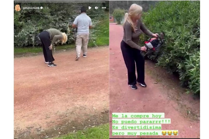 Susana mostró en sus historias de Instagram su nuevo pasatiempo.