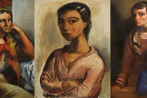 Tres obras de Spilimbergo. Foto: Museo Nacional de Bellas Artes