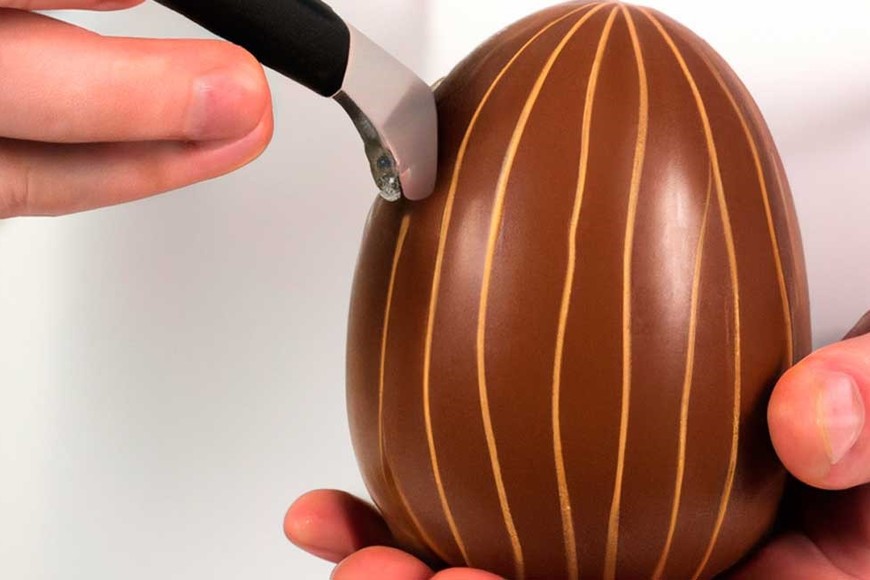 Huevos de chocolate para pascuas