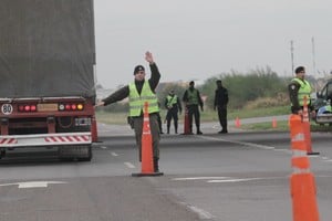 El 1° de noviembre de 2020 Diego Ridiero fue apresado con 245 gramos de cocaína, cuando se cayó de una moto delante de un control de Gendarmería Nacional. Crédito: Mauricio Garín/ Archivo.