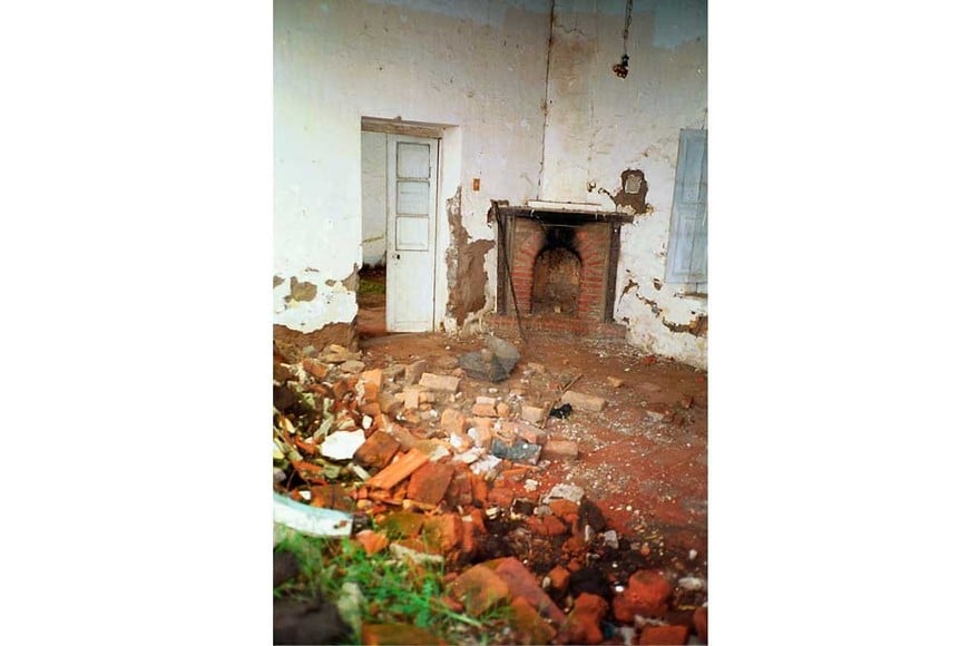 El interior de la vivienda en el 2001.