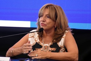 Silvina Frana, ministra de Infraestructura y Servicios Públicos de la provincia de Santa Fe. Crédito: Guillermo Di Salvatore