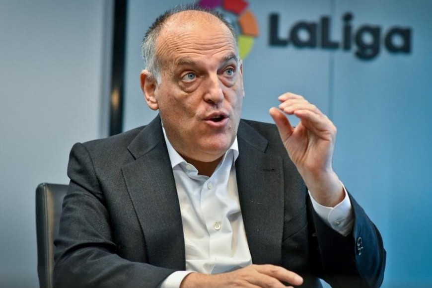 Javier Tebas, presidente de LaLiga. Crédito: Marca