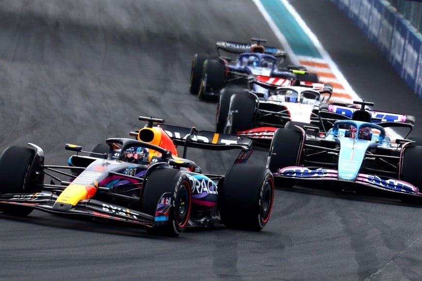 Formula One F1 - Miami Grand Prix - Miami International Autodrome, Miami, Florida, U.S. - May 7, 2023
Red Bull's Max Verstappen in action during the race REUTERS/Mike Segar