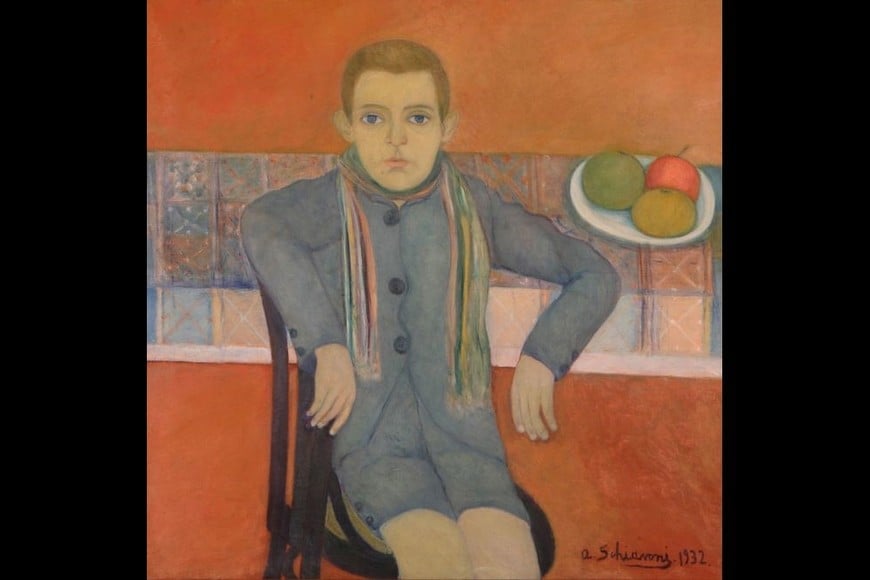 "El niño de la bufanda" Foto: Museo Nacional de Bellas Artes