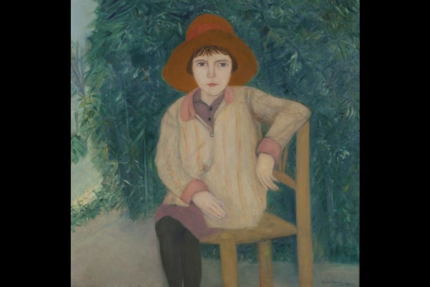 "La niña sentada" Foto: Museo Nacional de Bellas Artes
