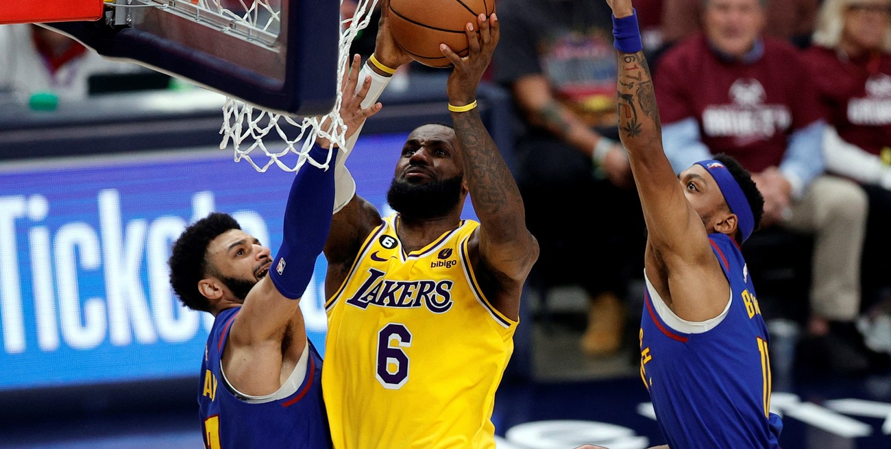 Denver Nuggets se impuso ante Los Ángeles Lakers en la primera final del  Oeste con un espectacular cierre - El Litoral