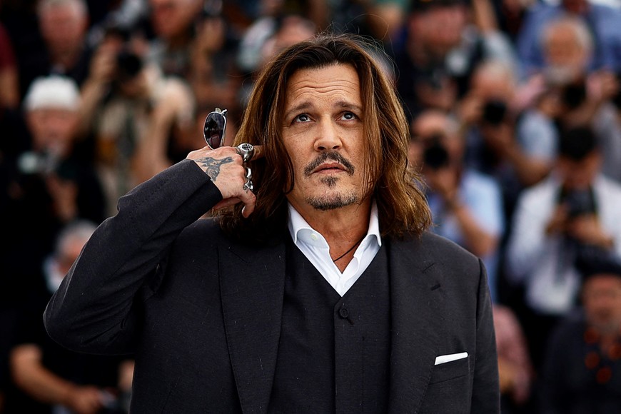 The 76th Cannes Film Festival - Photocall for the film "Jeanne du Barry " Out of competition - Cannes, France, May 17, 2023. Johnny Depp poses. REUTERS/Sarah Meyssonnier