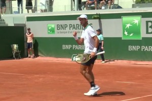Thiago Tirante en Roland Garros.