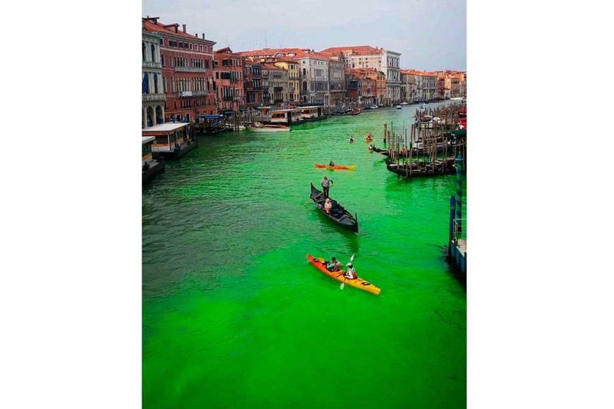 Venecia agua verde