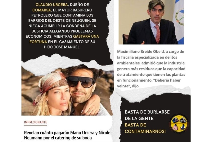 Las comunidades originarias afirmaron que la firma tiene un "basurero petrolero, que está instalado a pocos metros de populosos barrios del oeste de Neuquén".