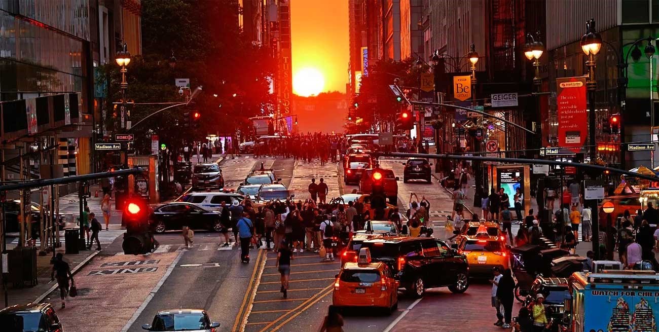 Qué Es El "Manhattanhenge", Un Fenómeno Que Combina La Naturaleza Con ...