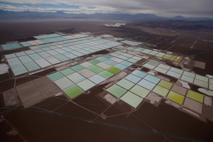 FILE PHOTO: Lithium mine in Chile. REUTERS/Ivan Alvarado//File Photo
