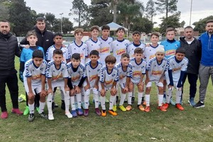 Pibes felices. Dos triunfos y una derrota en el cuadrangular a nivel provincial.