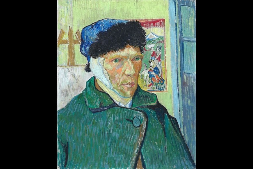 "Autorretrato  con la oreja vendada y caballete". Foto: Instituto de Arte Courtauld