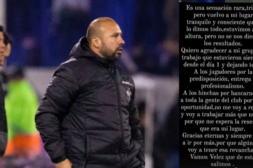 Declaraciones de Marcelo Bravo, quien fue técnico interino antes de Méndez y vuelve a trabajar con el plantel de reserva.
