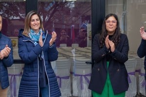 Marinaro encabezó el acto de inauguracion.