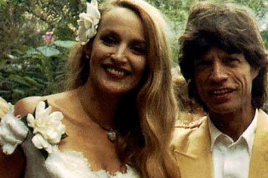 Mick Jagger y Jerry Hall, su segunda esposa