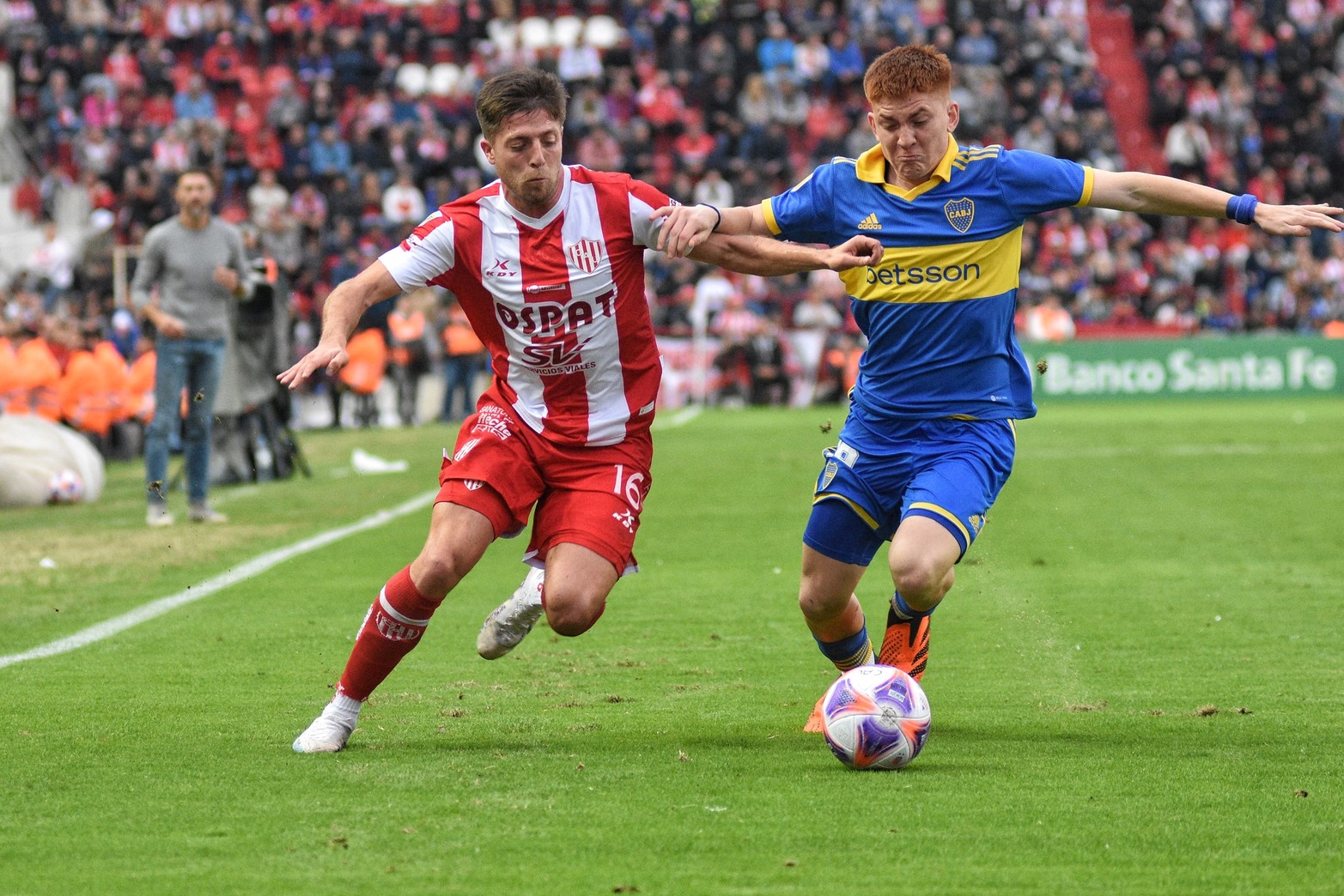 Con el VAR como protagonista, Unión empató 0 a 0 con Boca en Santa Fe. Foto: Pablo Aguirre