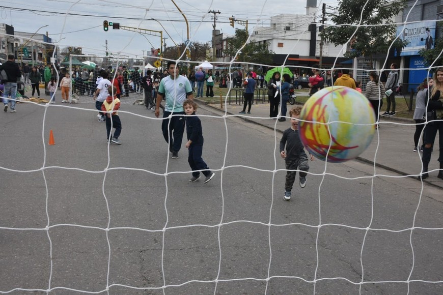 Fútbol, voley, ajedrez, fueron algunas de las actividades deportivas. Crédito: Flavio Raina