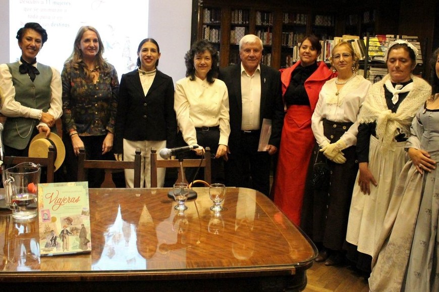 La presentación del libro en Buenos Aires. Foto: Gentileza de la autora