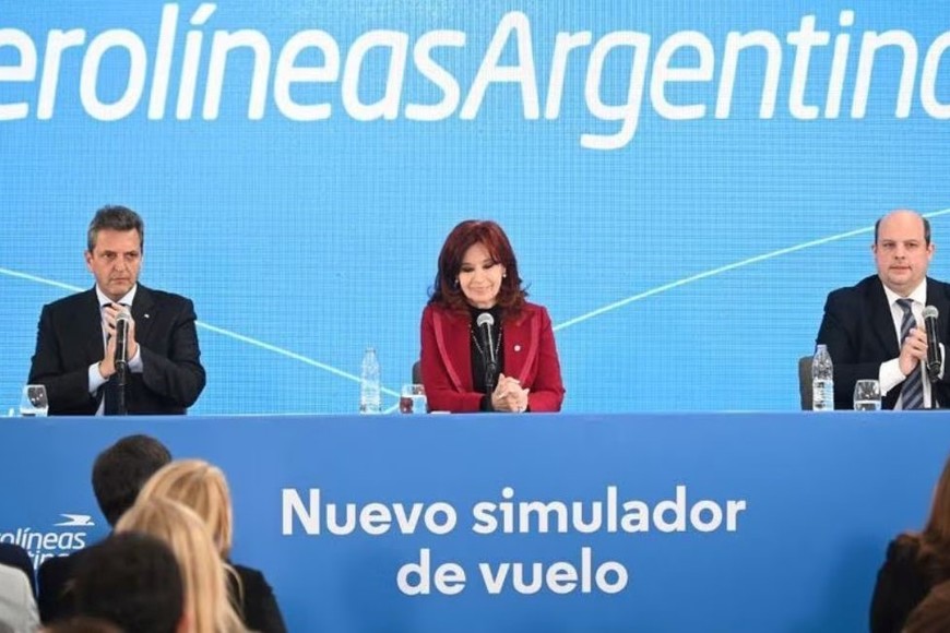 Cristina Fernández de Kirchner y Sergio Massa