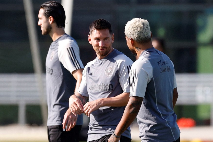 Soccer Football - MLS - Inter Miami Training - DRV PNK Stadium, Fort Lauderdale, Florida, United States - July 18, 2023
Inter Miami's Lionel Messi during training REUTERS/Marco Bello